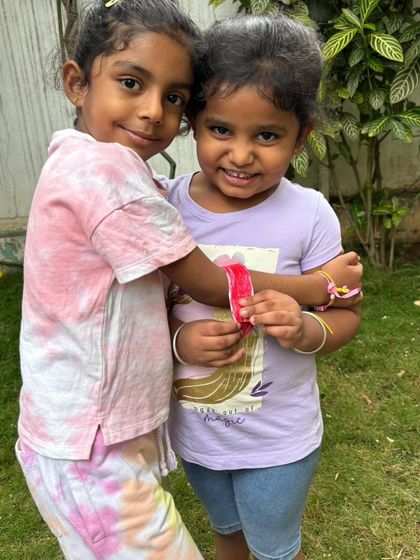A gallery of smiles from Friendship Day, where our children celebrated their bonds by exchanging handmade friendship bands.