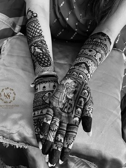 Kanha Mehandi - Bridal Mehndi Custom Storytelling & Portrait Mehndi photo 20