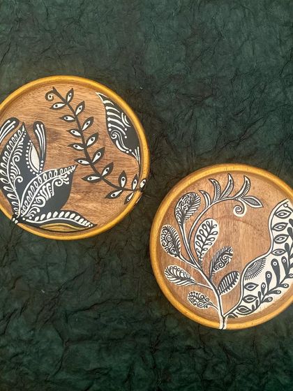 Greengold - Indian Artisan Home Decor Painted Gardens: Botanical & Nature-Inspired Art photo 11