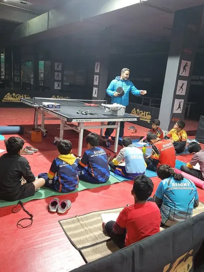 A theory session in progress. We believe in playing smarter, not just harder. Understanding the science of the sport is crucial.