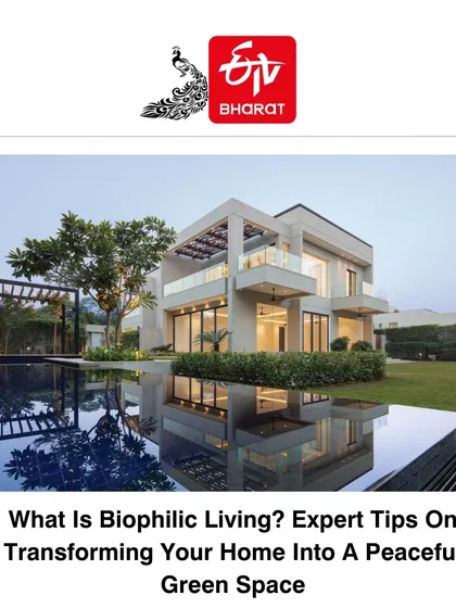 In a feature with ETV Bharat, our partner Shubhra Dahiya discussed biophilic living. Integrating natural light, ventilation, and greenery helps reduce stress and cultivates an environment where people can thrive.