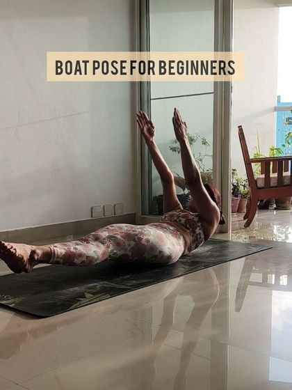 The Boat Pose, or Navasana, is a classic core strengthener. This beginner variation, with a focus on the lower abdominals, is a great way to build the foundational strength needed for the full pose.