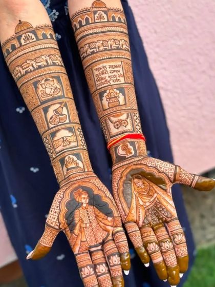 Vijay Singh - Bridal Mehndi Portrait & Storytelling Mehndi photo 25