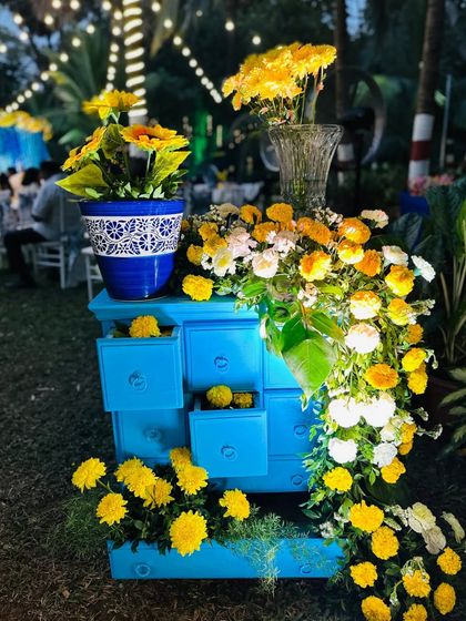 Vibrant Haldi & Mehendi Functions photo 77