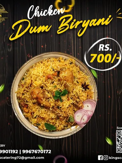 Add some 'dum' to your life with my Chicken Dum Biryani. When life needs more flavor, this is the answer. Order it by the kg for your parties or family meals.