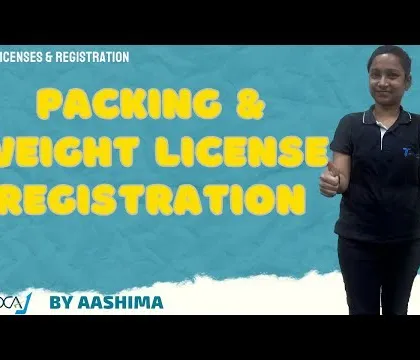 If your business involves pre packaged commodities, you need a Packing & Weight License. This video provides a complete guide to the registration process and explains the details of the Weight & Measurement License.