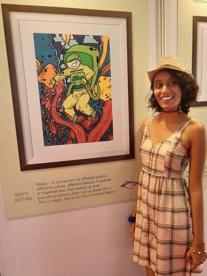 Vritti Kotian - Custom Murals & Wall Art Public Art & Civic Projects photo 12