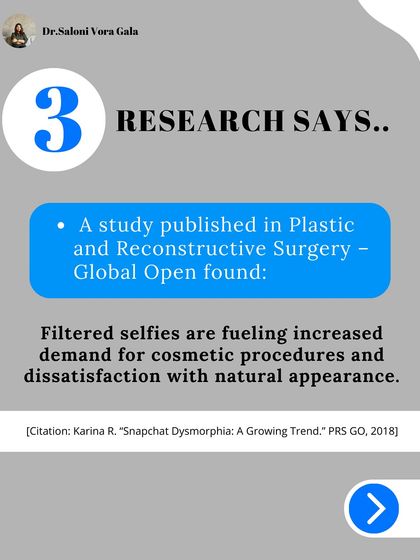Research confirms the trend. A study in a leading plastic surgery journal found that filtered selfies are fueling an increased demand for cosmetic procedures and dissatisfaction with one's natural appearance.