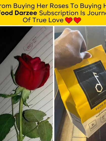 From buying her roses to buying her a Food Darzee subscription is the journey of true love. Give the gift of health.
