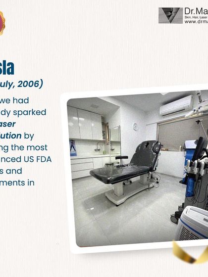 By the time Tesla sparked a revolution in 2006, we had already sparked a laser revolution in India by acquiring the most advanced US FDA-approved lasers and treatments for our patients.