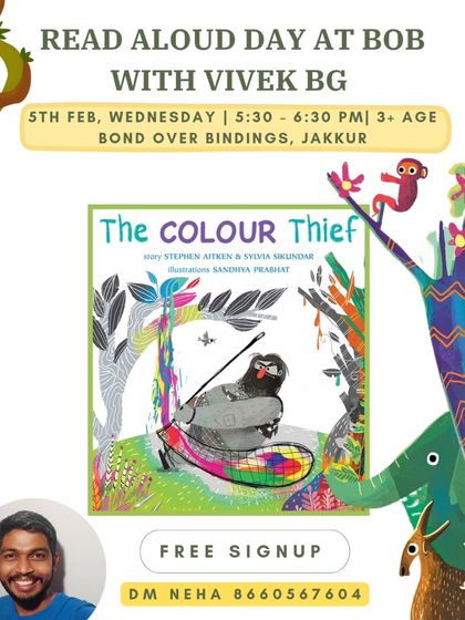 What happens when a grouchy giant steals all the color from the world? We explored this question during our World Read Aloud Day event with a fun reading and art activity.