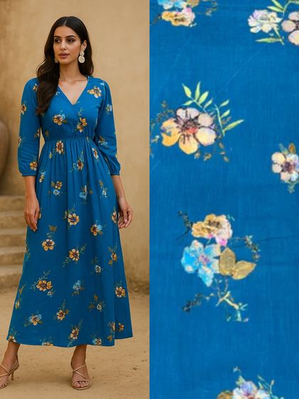 From a simple floral print to a beautiful long dress. This is what we help you achieve. Let's find the perfect fabric to create your dream dress, tailored just for you.