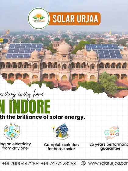 We are powering every home in Indore with the brilliance of solar energy. Our complete home solar solutions help you save on electricity bills from day one and come with a 25-year performance guarantee.