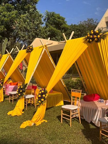 Vibrant Haldi & Mehendi Functions photo 16