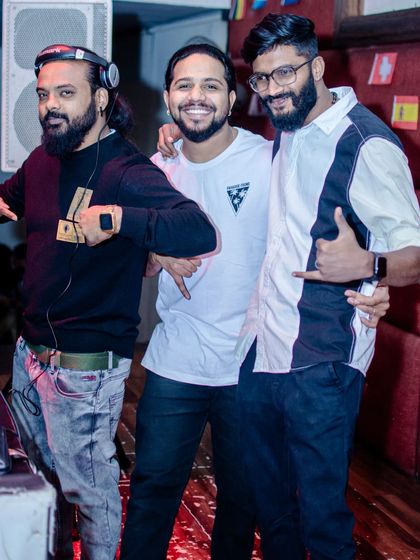 The boys together. Collaborating with other talented artists is one of the best parts of being a DJ. We push each other to be better.