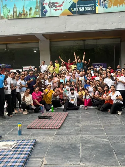 Our Chandigarh community celebrating International Day of Yoga. This group photo captures the joy, energy, and togetherness of the event, filled with energizing asanas and calming meditation.
