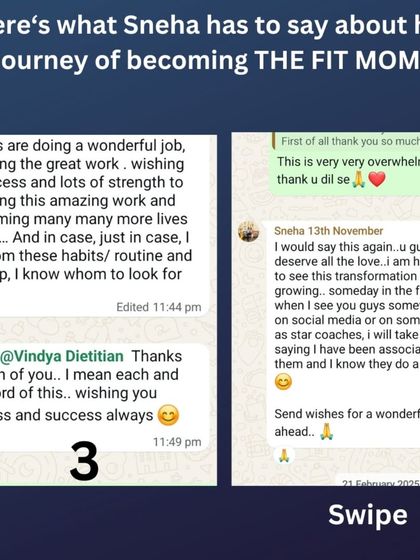 Sneha, a working mom, lost 6.1 kgs by eating ghar ka khana, including rice and her favorite milk tea with sugar. We focused on balanced meals, daily walks, and accountability. Her testimonial shows how the program improved her overall health, not just her weight.