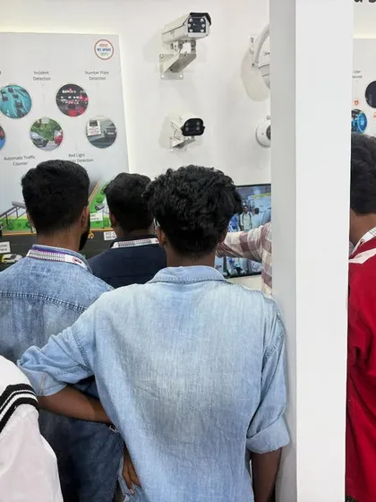 It is inspiring to see the next generation of engineers and tech enthusiasts showing interest in our surveillance technology at AutoSec 2025.