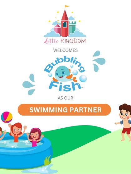 Welcoming Bubbling Fish as our Swimming Partner.