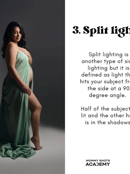 A guide to split lighting, a technique that lights half of the subject's face for a dramatic, high-contrast look.