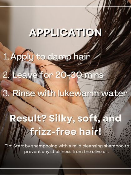 To use the banana mask, apply it to damp hair, leave it on for 20-30 minutes, and then rinse. The result is silky, soft, and frizz-free hair.