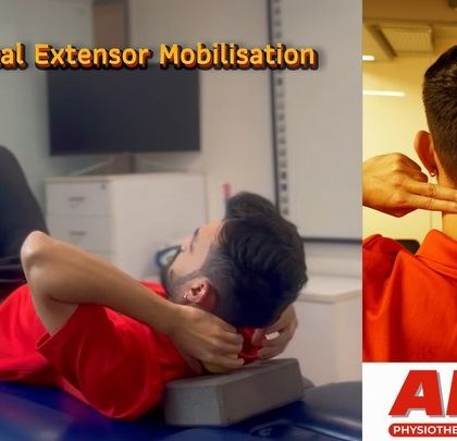 This self mobilization technique for the cervical extensors is a simple yet powerful exercise for anyone experiencing neck stiffness. We empower our clients with these tools for self care.