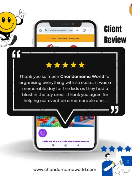 I am so grateful for the wonderful feedback from my clients. This five-star review highlights my goal for every event: to make it memorable and easy for you by providing an amazing toy area that the kids will absolutely love.