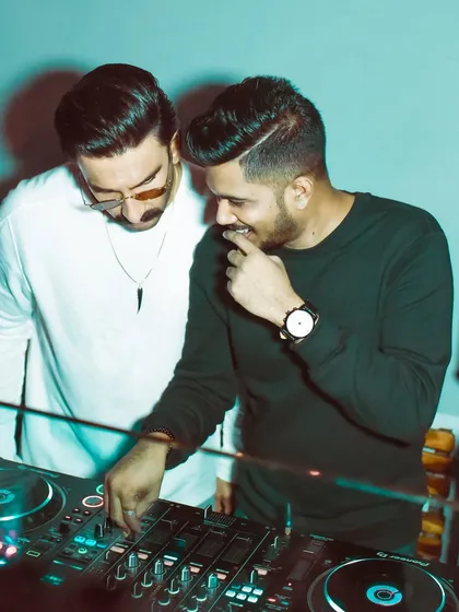 Behind the decks with the one and only Ranveer Singh. It was an honor to be the official DJ for the '83' movie promotion party, showing I can handle high-profile corporate and celebrity events.