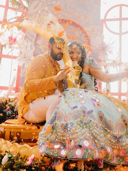 Picsurely - Wedding Photography & Cinematography Vibrant Haldi & Mehendi photo 25