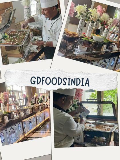 This collage shows our chefs in action, refilling buffet dishes and ensuring the presentation remains impeccable throughout the event. It highlights our commitment to maintaining high standards from start to finish.