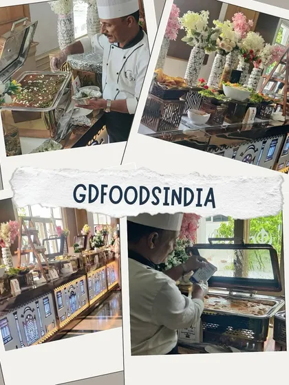 This collage shows our chefs in action, refilling buffet dishes and ensuring the presentation remains impeccable throughout the event. It highlights our commitment to maintaining high standards from start to finish.