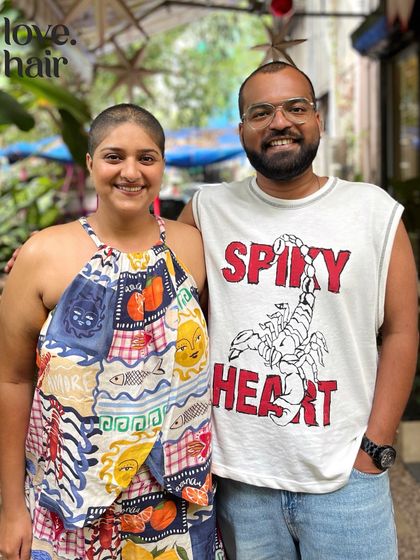 Couple goals. This amazing client decided to go for a bold buzz cut for her birthday, and we were so happy to make her dream come true.