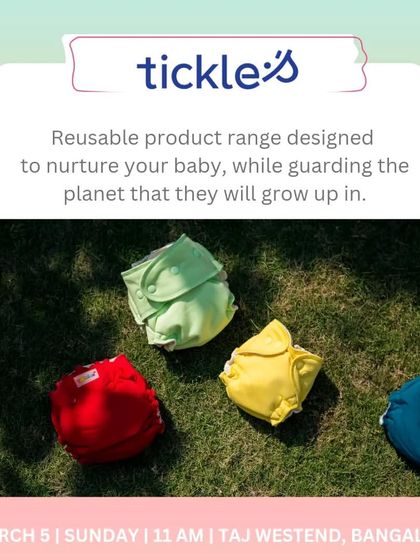 Featuring Tickle's reusable product range, designed to nurture your baby while protecting the planet.