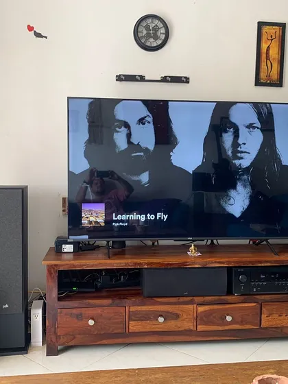 For our client Mr. Martin Quayle in Goa, we upgraded his system to match his powerful Denon S970H receiver. We recommended the Polk Audio Monitor XT series floorstanders and subwoofer, which was a significant step up. The result is a perfectly balanced system that truly sings.