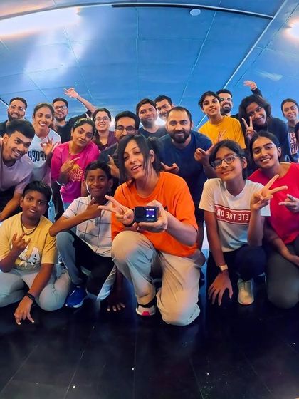 A happy crew after a weekend choreography class. We work on new routines and prepare for showcases, creating a space where everyone can grow as a performer.