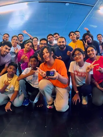 A weekend choreography class photo. Join us and you could be part of our next student performance showcase.