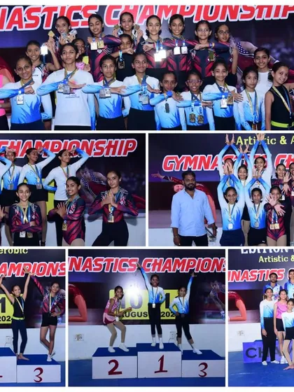 The winners from Day 1 of our Inter-Club Competition. It was a day filled with amazing aerobic and artistic gymnastics performances.