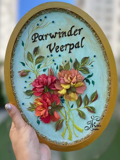 Jashn-e-Kala by Sakshi - Custom Russian Sculpture Decor Personalized Nameplates photo 37