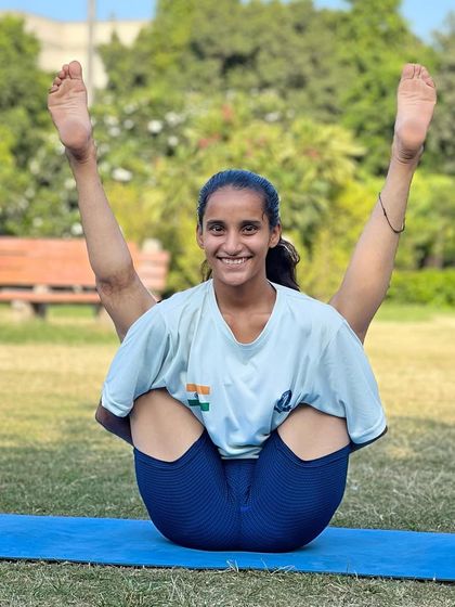 The Saraghasana, or Locust Pose variation, is a fun and challenging pose that builds back strength and balance.