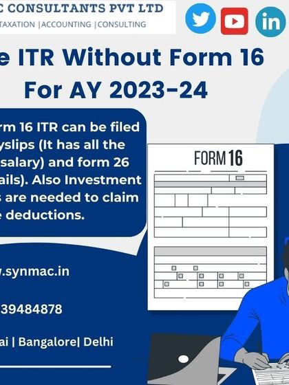 For the Assessment Year 2023-24, you can file your ITR even without a Form 16. All you need are your payslips for salary details, Form 26AS for TDS information, and your investment documents to claim deductions.