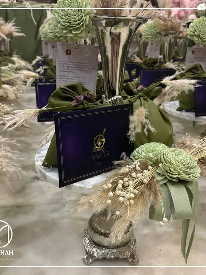 The full display of invitations, ready to be sent out for The Gourmet Fest.