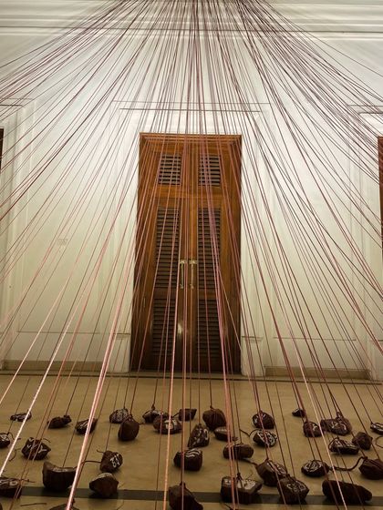 An art installation from a Vogue India x Royal Enfield event. My work often extends beyond styling into broader creative concepts and production.