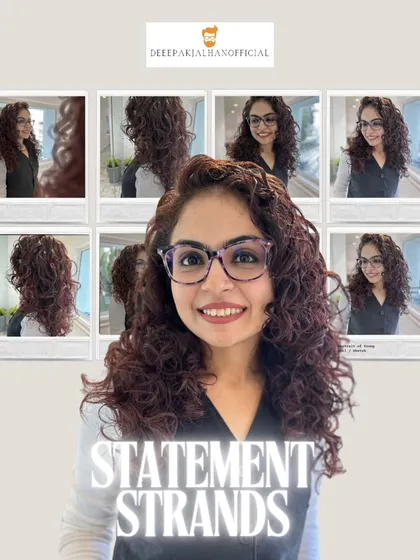 For me, coloring curls is about enhancing their natural beauty. Here, we defined each curl with a beautiful color that adds depth without compromising the hair's health, resulting in these happy, bouncy, statement strands.