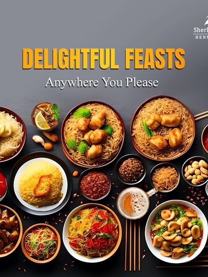 Delightful feasts, anywhere you please. This spread shows the variety of dishes I offer for my outdoor catering service, from noodles to curries.