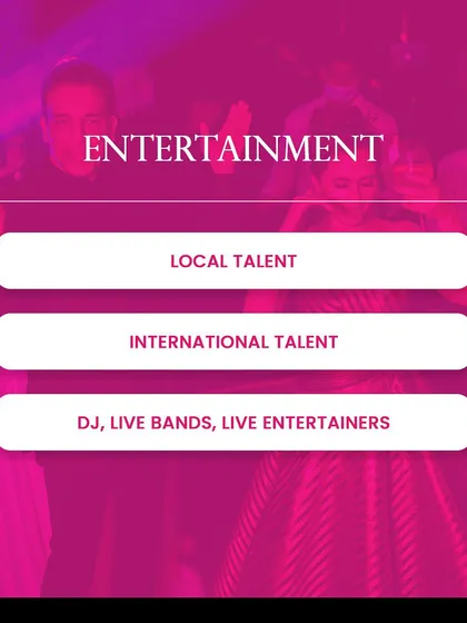 The right entertainment can make an event unforgettable. I have a global network of talent, including top DJs, live bands, and unique performers, to match the specific tone and energy of your corporate function.
