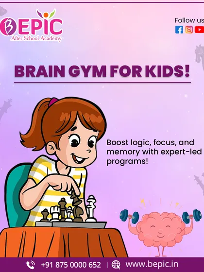 My academy is a brain gym for kids. Through activities like chess and abacus, I help boost logic, focus, and memory with expert-led programs.
