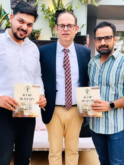 Congratulating a dear friend on the launch of his ICLAP BULLETIN. I am always fascinated by the determined mindset of my peers and their many accomplishments.