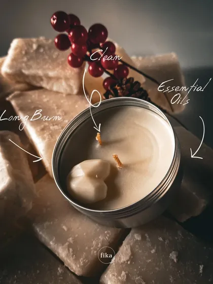 I focus on three simple things: a clean burn, a long-lasting flame, and scents derived purely from essential oils. I use 100% natural soy wax to ensure you get a toxin-free experience without any headaches, just pure aromatherapy.