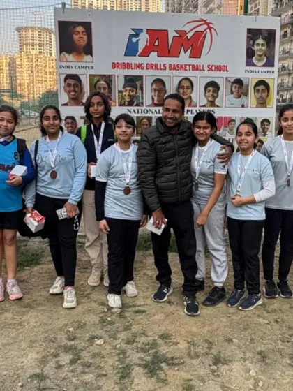 Our girls' team celebrating their hard-earned second runner-up position in the Winter League. We foster a strong sense of community and teamwork, celebrating every victory together as a family.
