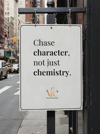 Chemistry is exciting, but character is what sustains a relationship through life's challenges. My process emphasizes identifying core character traits that align with your own for a truly compatible partnership.